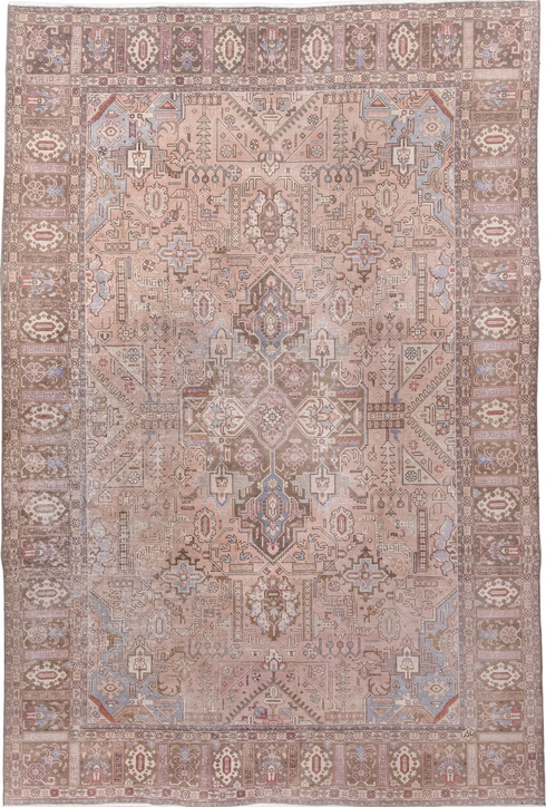 Antique Heriz Area Rug (7' x 11')